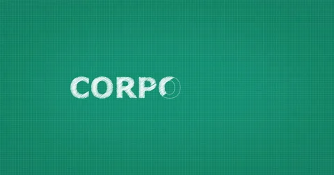 Drawing a word CORPORATE Stock Footage 60904207