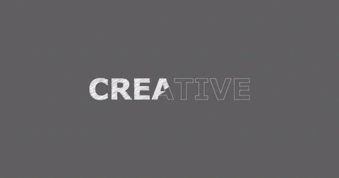 Drawing a word CREATIVE Video stock 60604116