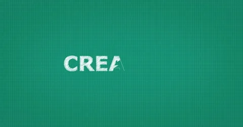 Drawing a word CREATIVE Stock Footage 60904232