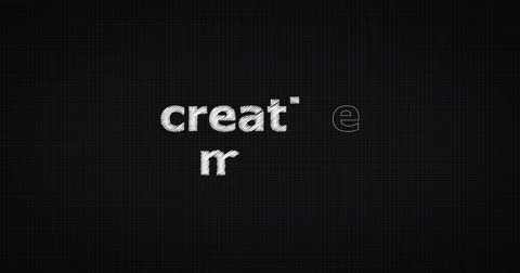 Drawing a word CREATIVE MIND Video stock 60657151