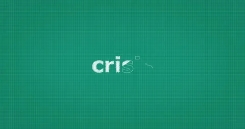 Drawing a word CRISIS Stock Footage 60904240