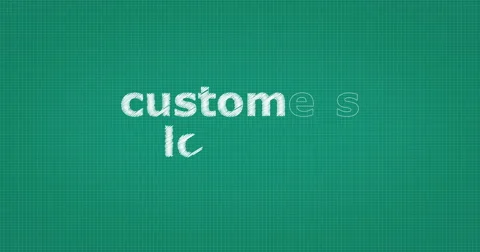 Drawing a word CUSTOMERS LOYALTY Stock Footage 60904258