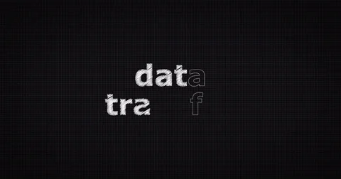 Drawing a word DATA TRANSFER Stock Footage 60697115