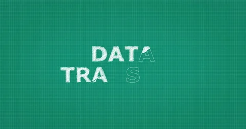 Drawing a word DATA TRANSFER Stock Footage 60904276