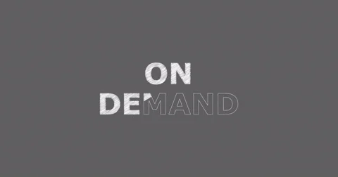 Drawing a word ON DEMAND Stock Footage 60596893