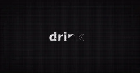 Drawing a word DRINKS Stock-Footage 60657297