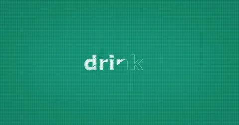 Drawing a word DRINKS Stock Footage 60904297