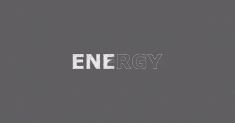 Drawing a word ENERGY Video stock 60575287