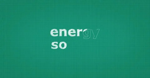 Drawing a word ENERGY SOURCE Video stock 60904317