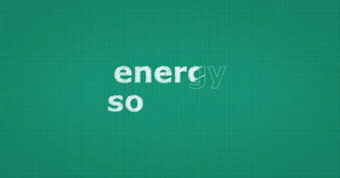 Drawing a word ENERGY SOURCES Stock Footage 60904320