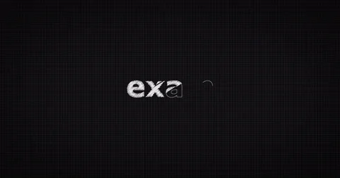 Drawing a word EXAM Video stock 60660713