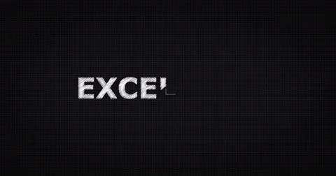 Drawing a word EXCELLENT Stock Footage 60657474
