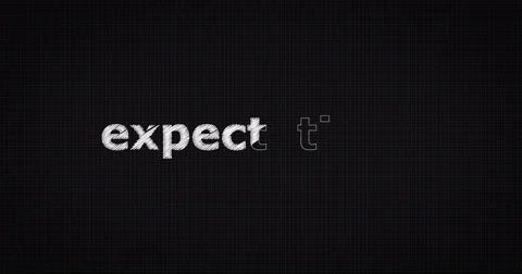 Drawing a word EXPECTATIONS Stock Footage 60667008