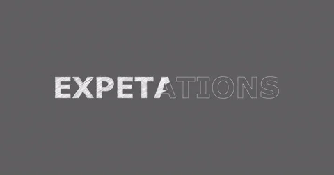 Drawing a word EXPETATIONS Stock Footage 60604206