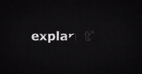 Drawing a word EXPLANATION Video stock 60667009