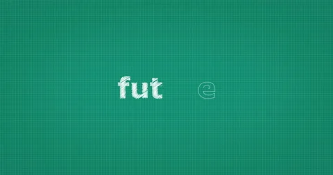 Drawing a word FUTURE Stock Footage 60901115
