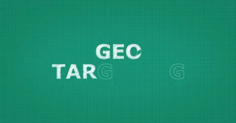 Drawing a word GEO TARGETING Stock Footage 60901553