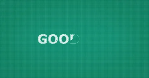 Drawing a word GOOD BYE Video stock 60901626