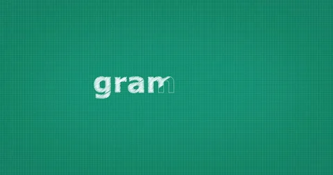 Drawing a word GRAMMAR Stock Footage 60902079