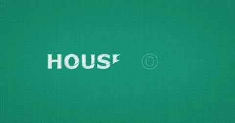 Drawing a word HOUSEHOLD Stock Footage 61139979