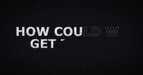 Drawing a word HOW COULD WE GET THERE Stock Footage 60825196