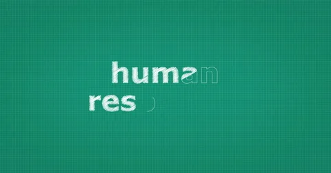 Drawing a word HUMAN RESOURCES 스톡 동영상 60904338