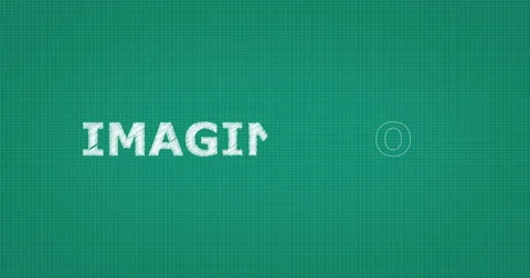 Drawing a word IMAGINATION Stock-Footage 60904376