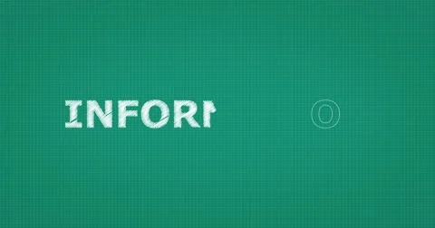 Drawing a word INFORMATION Stock Footage 60904512