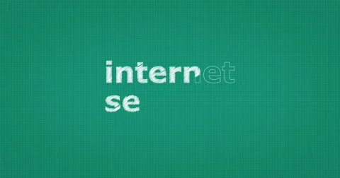 Drawing a word INTERNET SECURITY Stock Footage 61139984