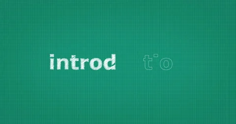 Drawing a word INTRODUCTION Stock Footage 61119648