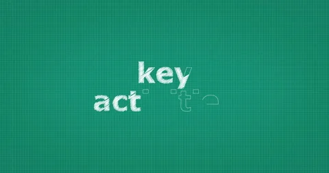 Drawing a word KEY ACTIVITIES Stock Footage 60904665