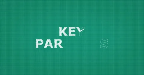 Drawing a word KEY PARTNERS Stock-Footage 60904670