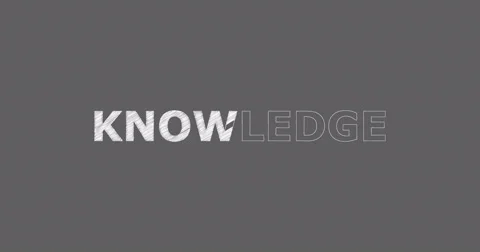 Drawing a word KNOWLEDGE Stock Footage 60604634