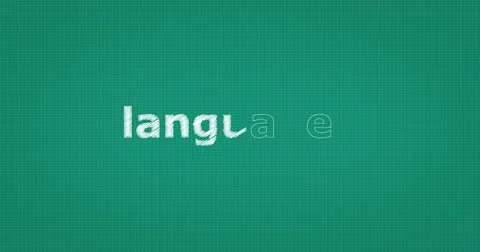 Drawing a word LANGUAGES Stock Footage 61119733