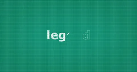 Drawing a word LEGEND Stock Footage 61119768