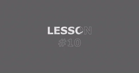 Drawing a word LESSON #10 Stock Footage 60445642