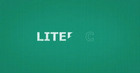 Drawing a word LITERACY Stock Footage 61119853