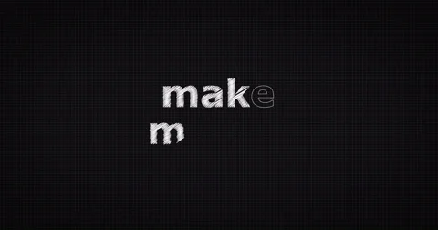 Drawing a word MAKE MONEY Stock Footage 60697458