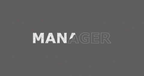 Drawing a word MANAGER Stock Footage 60604779
