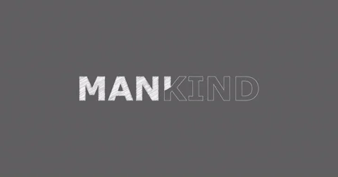 Drawing a word MANKIND 動画素材 60604783