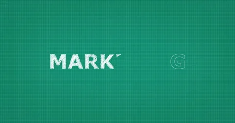 Drawing a word MARKETING Stock Footage 61120013