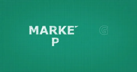 Drawing a word MARKETING PLAN Stock Footage 61120012