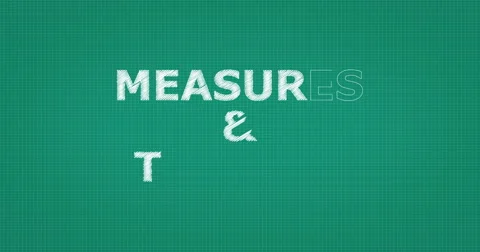 Drawing a word MEASURES &amp; TARGETS Stock Footage 61140035