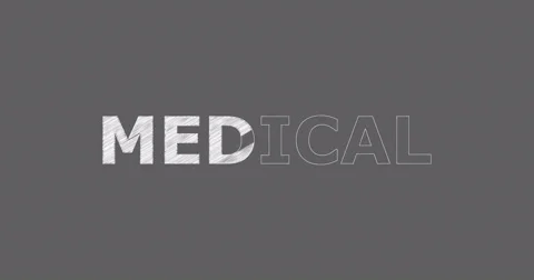 Drawing a word MEDICAL 스톡 동영상 60596608