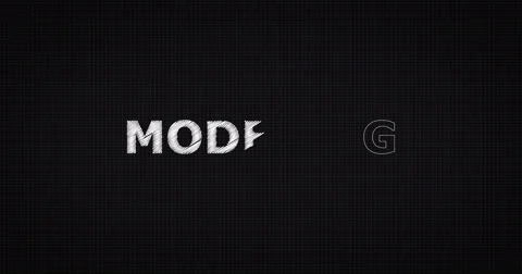 Drawing a word MODELING Stock Footage 60640866