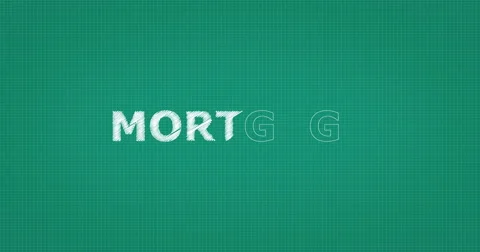 Drawing a word MORTGAGE Stock Footage 60905727