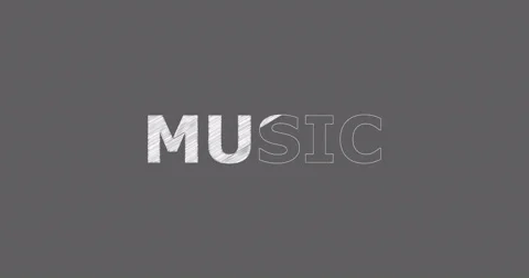 Drawing a word MUSIC Stock Footage 60577232