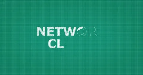 Drawing a word NETWORK CLOUD Stock Footage 60905787