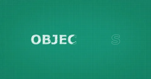 Drawing a word OBJECTIVES Stock Footage 60906229