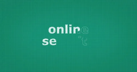 Drawing a word ONLINE SECURITY Stock Footage 61140189